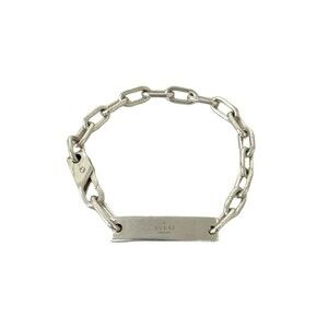 GUCCI Vintage Silver Charm Bracelet